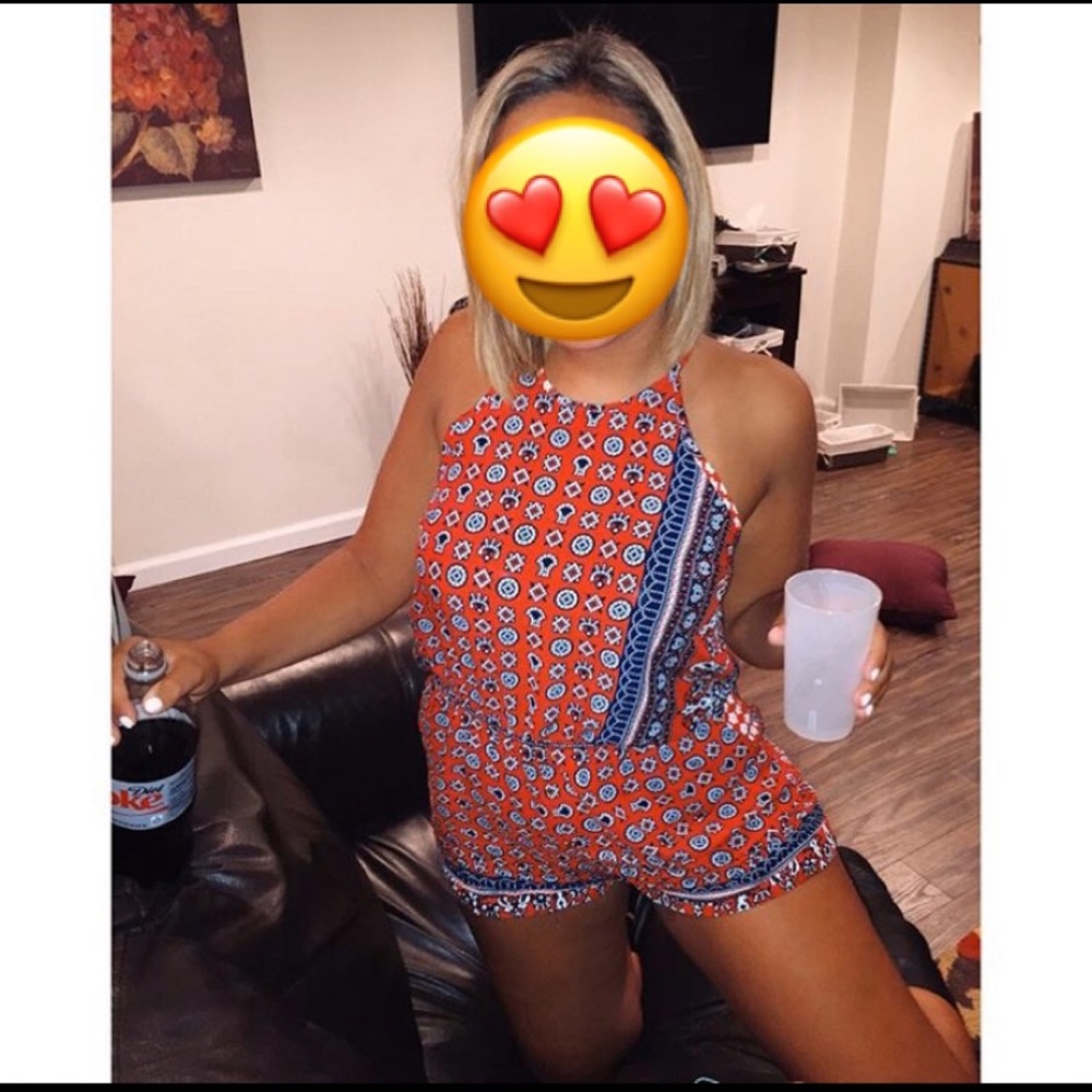 Printed romper from LF